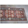 Image 2 : Mahal Persian Hand Knotted Wool Runner Rug 1900's