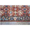 Image 8 : Mahal Persian Hand Knotted Wool Runner Rug 1900's