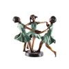 Image 4 : German Sculpture Of Three Dancing Girls C.1950