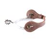 Image 12 : 1950's Rooster Head Drop Shank Two Pair of Spurs
