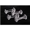 Image 3 : Vintage Cut Crystal Knife Rest Collection c. 1930s