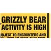 Image 10 : Grizzly Bear Warning Sign from Canada