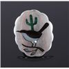 Image 2 : Zuni Inlaid Bird Ring & Covered Wagon Bolo Tie