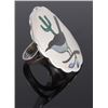 Image 4 : Zuni Inlaid Bird Ring & Covered Wagon Bolo Tie