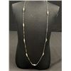 Image 2 : Vintage 34" .925 Silver Necklace - Made in Italy