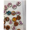 Image 2 : Lot of 36 Vintage Cork Top Pop Bottle Caps - Crush, Kist, Etc.