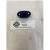 Image 1 : Polished Rough Mineral Sapphire 122.30ct 39 x 25 x 15mm Oval Cut Madagascar Untreated