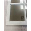 Image 2 : Vintage White 4 Panel Framed Mirror