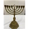 Image 2 : Vintage Brass Jewish Menorah with Brass Antique Dustpan and Mini Broom