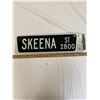 Image 1 : City of Vancouver Skeena St 2800 Metal Sign 25 x 7"