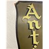 Image 2 : Wooden "Antiques" Sign 12 x 36"