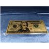 Image 2 : New Novelty $20.00 Gold Foil Bill