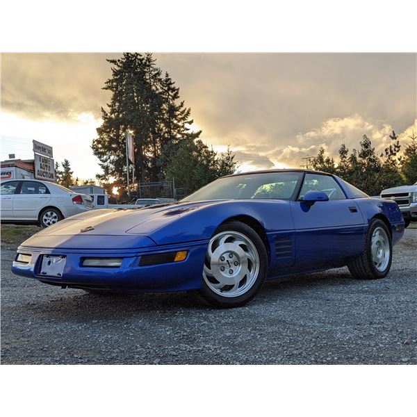 C6C --  1994 CHEVROLET CORVETTE , Blue, 72319 KM's
