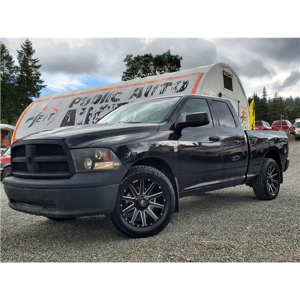 G6 --  2011 DODGE RAM 1500 QUAD CAB 4X4, Black, 203514 KM's