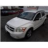 Image 2 : B5 --  2007 DODGE CALIBER , White, 189032 KM's