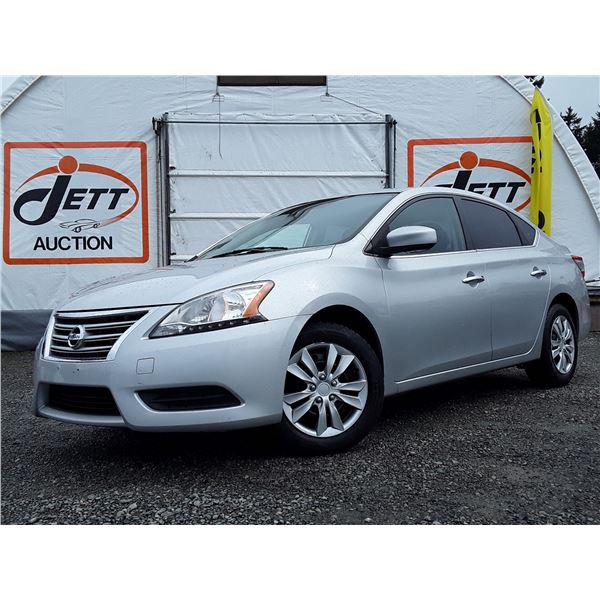 C6 --  2015 NISSAN SENTRA S , Grey, 184223 KM's