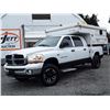 Image 1 : 0A --  2006 DODGE RAM 1500 MEGA CAB 4X4 W/1999 NORTHSTAR CAMPER, White, 189,957 MILES