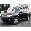 Image 1 : H4 --  2012 FORD ESCAPE XLT, Black, 186723 KM's