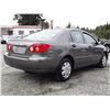 Image 8 : D6 --  2007 TOYOTA COROLLA CE, Grey, 178478 KM's