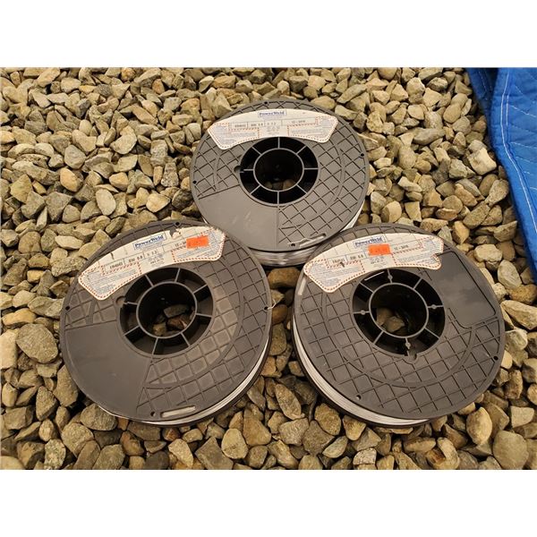 3 Rolls of power weld Wire