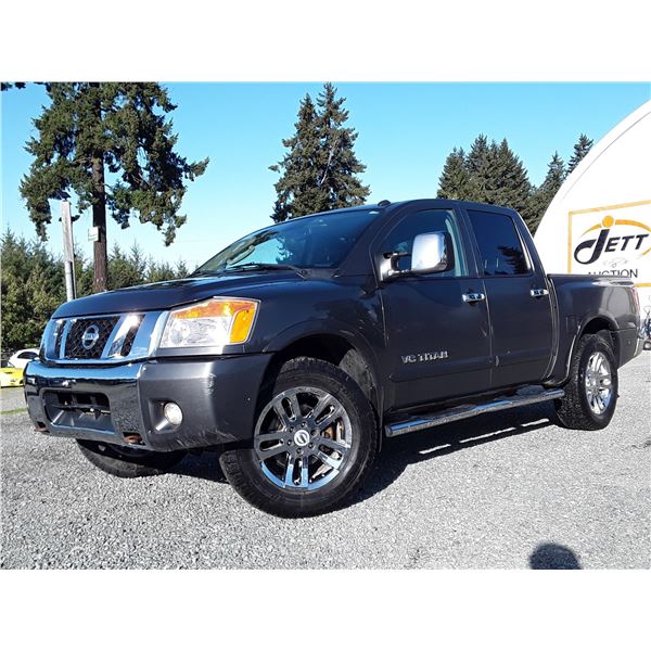 H2 --  2011 NISSAN TITAN S 4X4, Grey, 294095 KM's