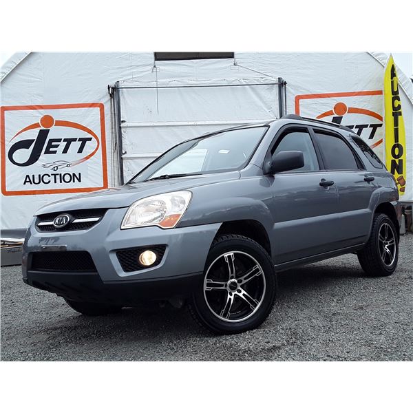 H5 --  2009 KIA SPORTAGE LX, Grey, 134745 KM's