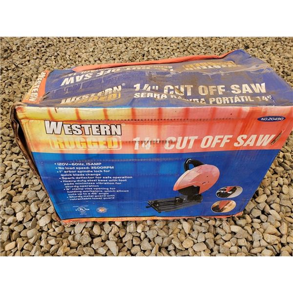 Western Rugged 14" Cut Off Saw