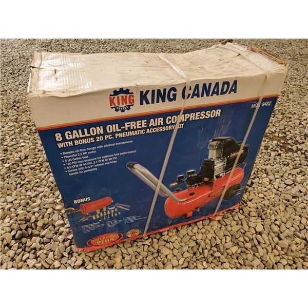 King Canada 8 Gallon Air Compressor