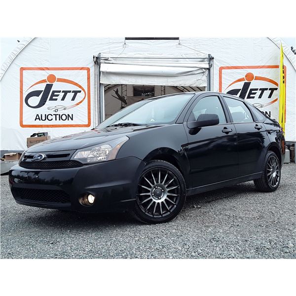 C1 --  2011 FORD FOCUS SES, Black, 172738 KM's