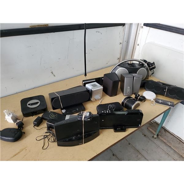 lot of Several Blue tooth speakers & More