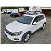 Image 2 : A12E -- 2012 VW TIGUAN S AWD, White, 295099 KM's