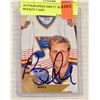 Image 1 : AUTOGRAPHED BRETT HULL HOCKEY CARD