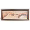 Image 1 : DARK WOOD FRAMED MICHELANGELO PICTURE WITH