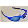 Image 1 : PAIR OF BRIGHT BLUE REPLICA OAKLEY SUNGLASSES