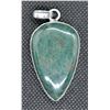 Image 1 : #19-NATURAL INDIA BLOOD STONE PENDANT