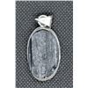 Image 1 : #26- NATURAL BLACK TOURMALINE PENDANT (RAW)