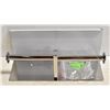 Image 1 : STAINLESS STEEL DUAL TOILET ROLL HOLDER