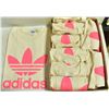 Image 1 : 8 ADIDAS PINK LOFTEES T-SHIRTS SIZE M 100% COTTON