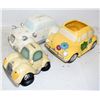 Image 1 : 2 VW PIGGY BANKS AND 1 VW PLANT POT