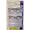 Image 1 : FOSTER GRANT READING GLASSES 3 PACK +2.50