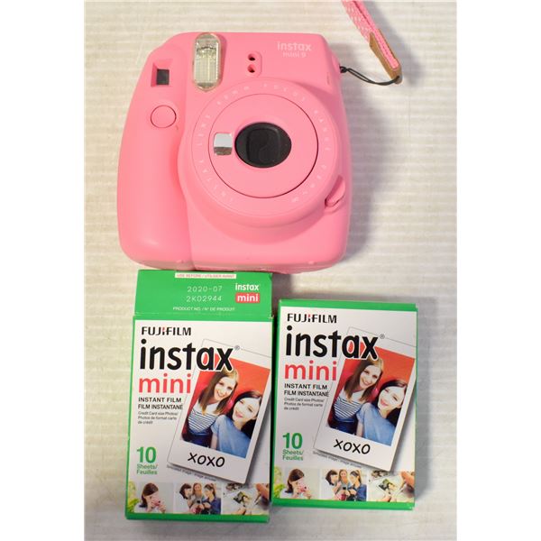 INSTAX MINI 9 CAMERA AND FILM