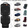 Image 2 : SMART ELF CAR SEAT PROTECTORS AND STORAGE, BLACK