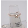 Image 1 : BZ814-8 10K ROSE GOLD BROWN DIAMOND RING SIZE 6.5