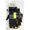 Image 1 : 2 PAIR NEW WORK GLOVES - SIZE X-LARGE