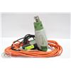 Image 1 : 30 FT EXT. CORD WITH HAUSSMANN HEAT GUN