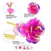 Image 2 : LOT OF 3 INFINITY ROSES 24K GOLD PLATED ROSE