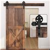 Image 1 : NEW WINSOON 5-16FT SINGLE WOOD SLIDING BARN DOOR