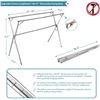 Image 2 : METAL FRAME FOLDABLE X TYPE CLOTHES DRYING RACK