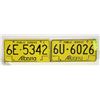 Image 1 : 3 X 1983/84 PUBLIC SERVICE LICENCE PLATES