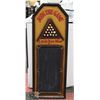 Image 1 : JOIN THE GAME POOL TABLE BLACK BOARD